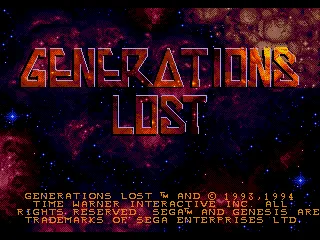 Generations Lost